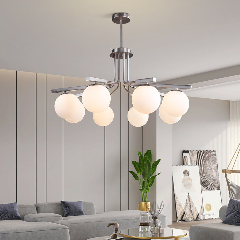 Vergara Silk Brass Chandelier 7