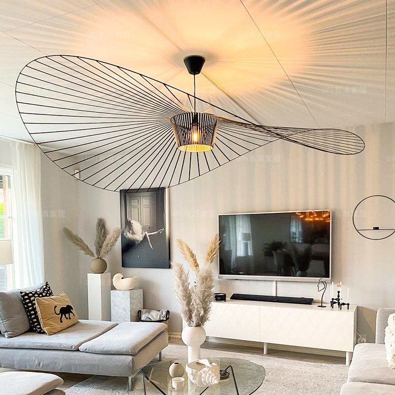 Vertigo Pendant Light | Modern Pleated Ceiling Hanging Lamp