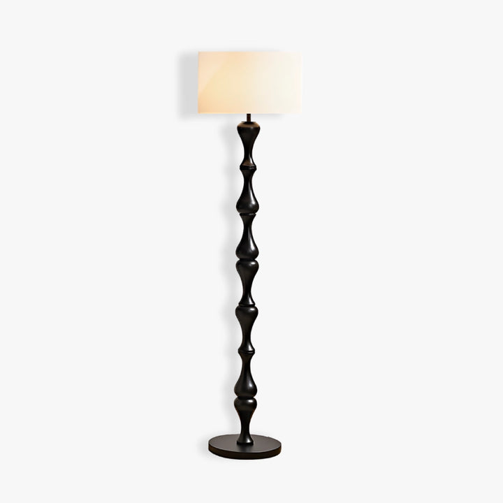 Vintage Log Floor Lamp