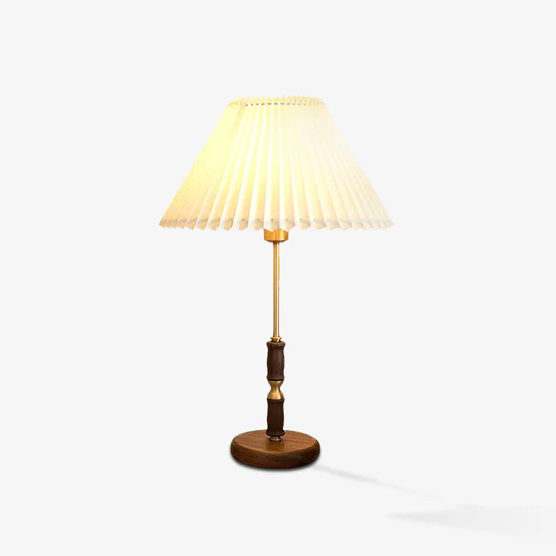 Vintage American Pleated Desk Lamp-1