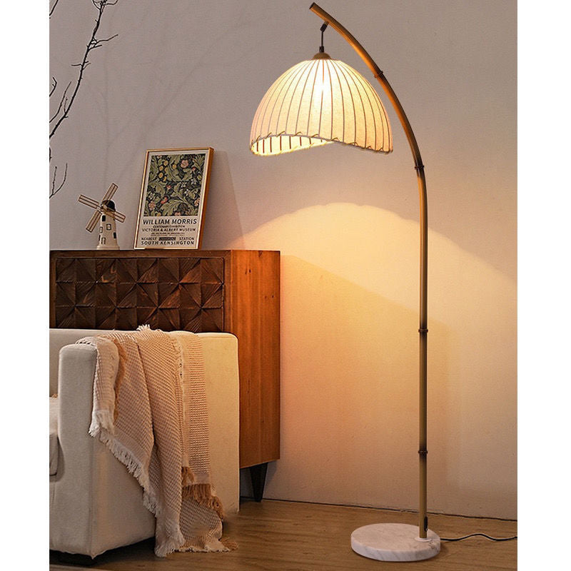 Vintage Bamboo Floor Lamp 16