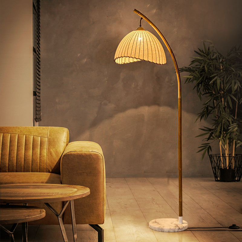 Vintage Bamboo Floor Lamp 17