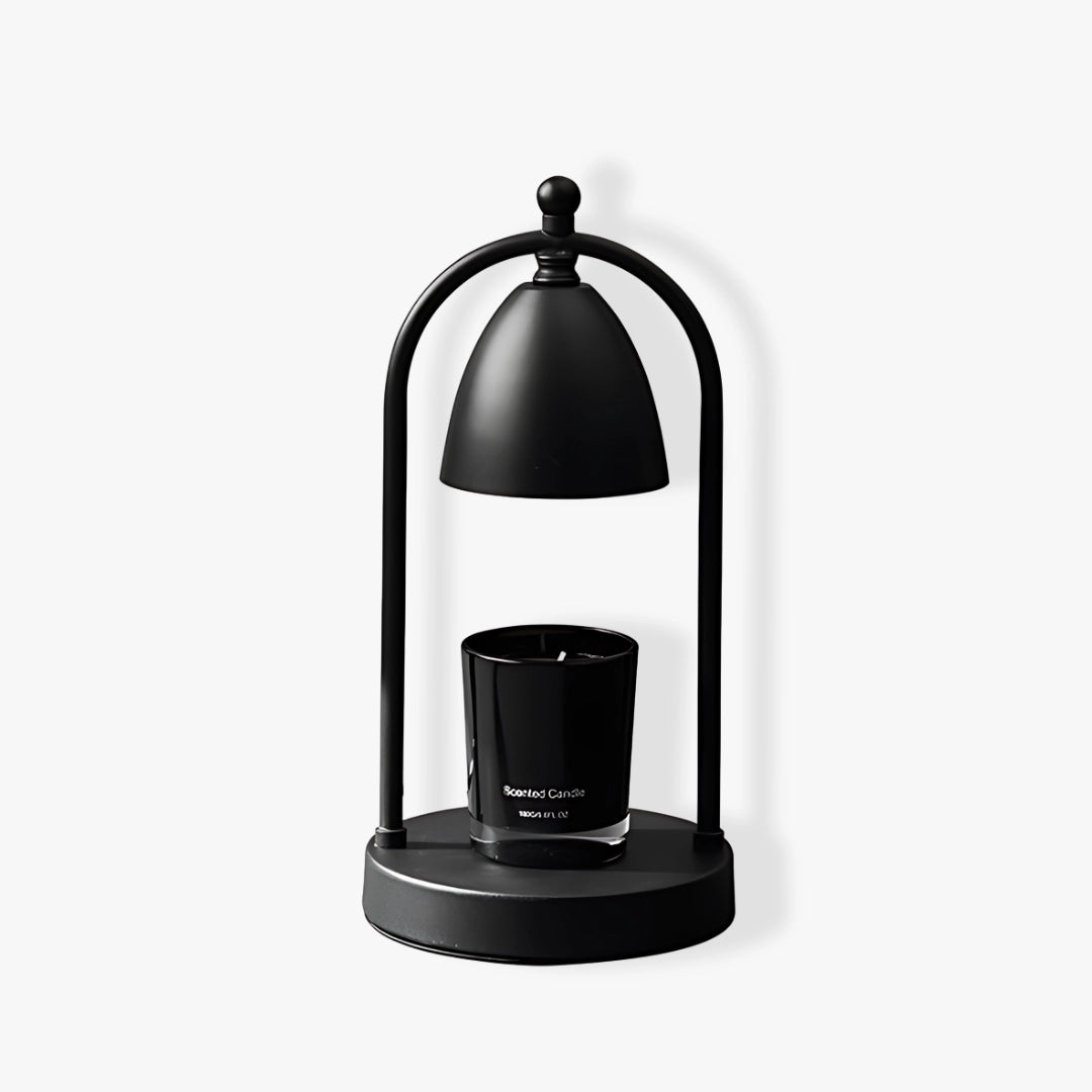 Vintage Bird Cage Candle Warmer Lamp Black