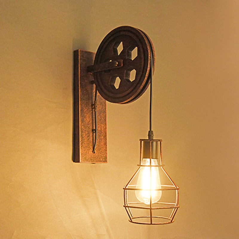 Vintage Iron Wall Lamp A