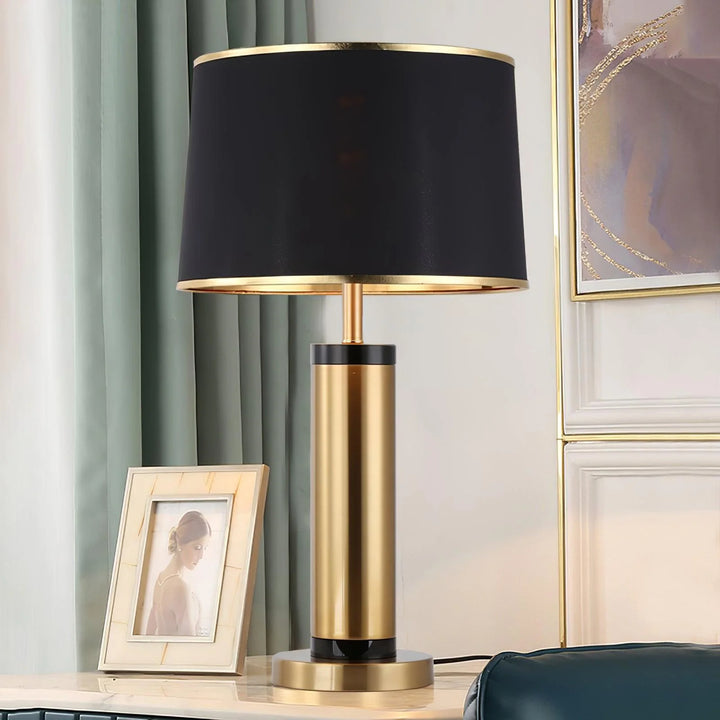 Vintage Metal Base Table Lamp-21