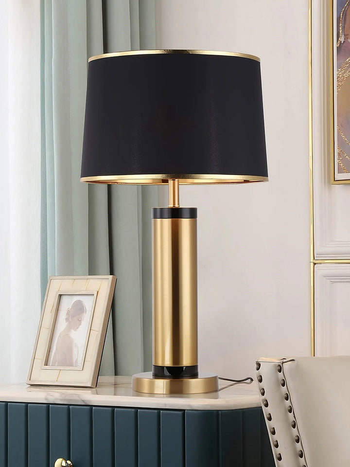 Vintage Metal Base Table Lamp-23