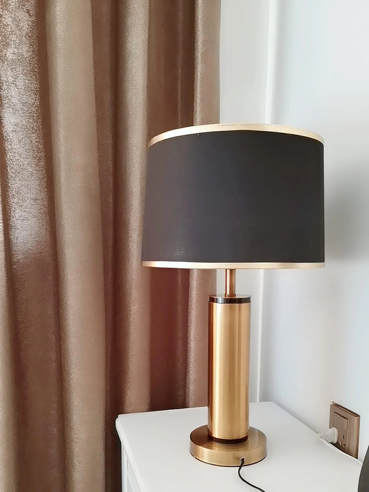 Vintage Metal Base Table Lamp-28