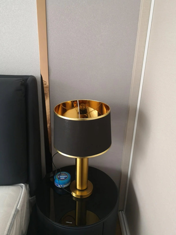 Vintage Metal Base Table Lamp-33