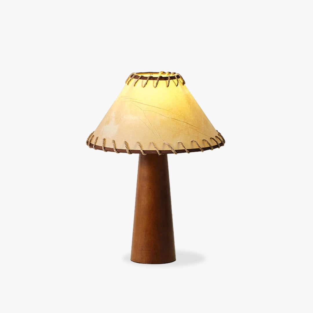 Vintage Sheepskin Table Lamp 1