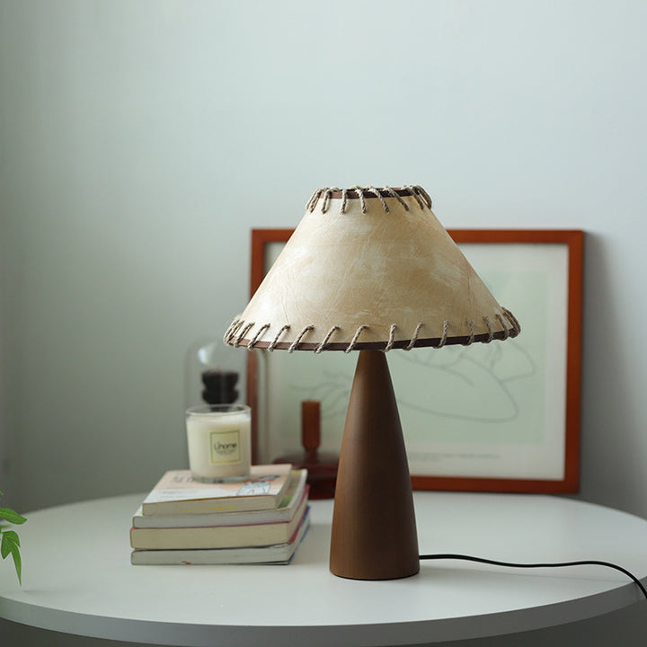 Vintage Sheepskin Table Lamp 3