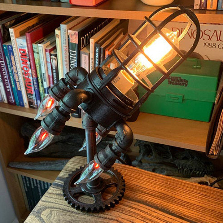 Vintage Steam Rocket Table Lamp 3