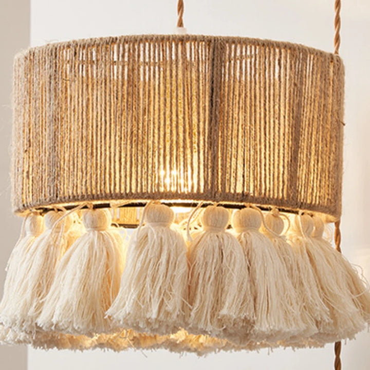 Vintage Twine Wall Lamp 5