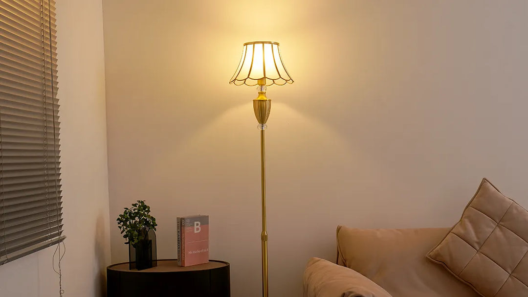 Virell Brass Floor Lamp New 10
