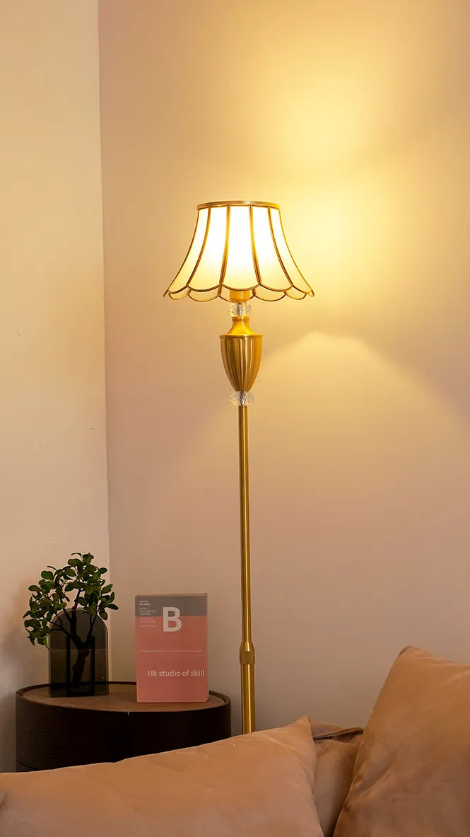 Virell Brass Floor Lamp New 4