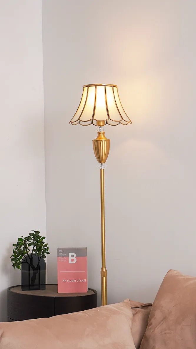 Virell Brass Floor Lamp New 5