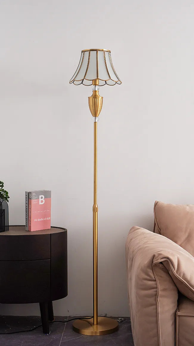 Virell Brass Floor Lamp New 7