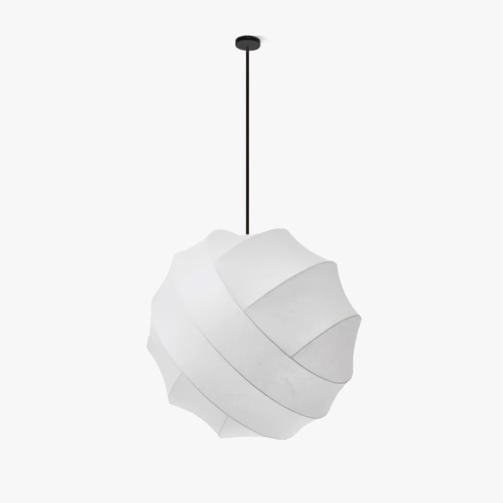 Wabi-sabi Silk Ball Pendant Light