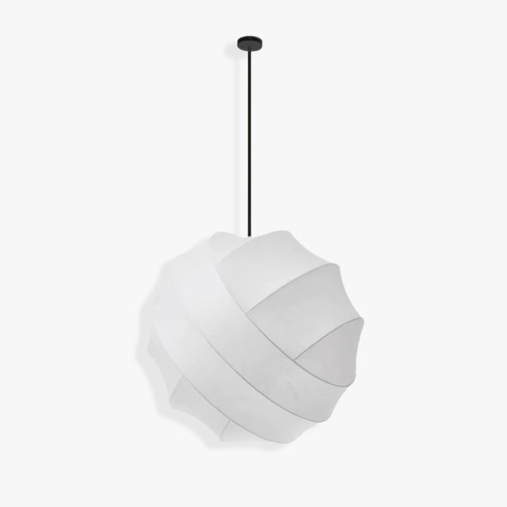 Wabi-sabi Silk Ball Pendant Light_1