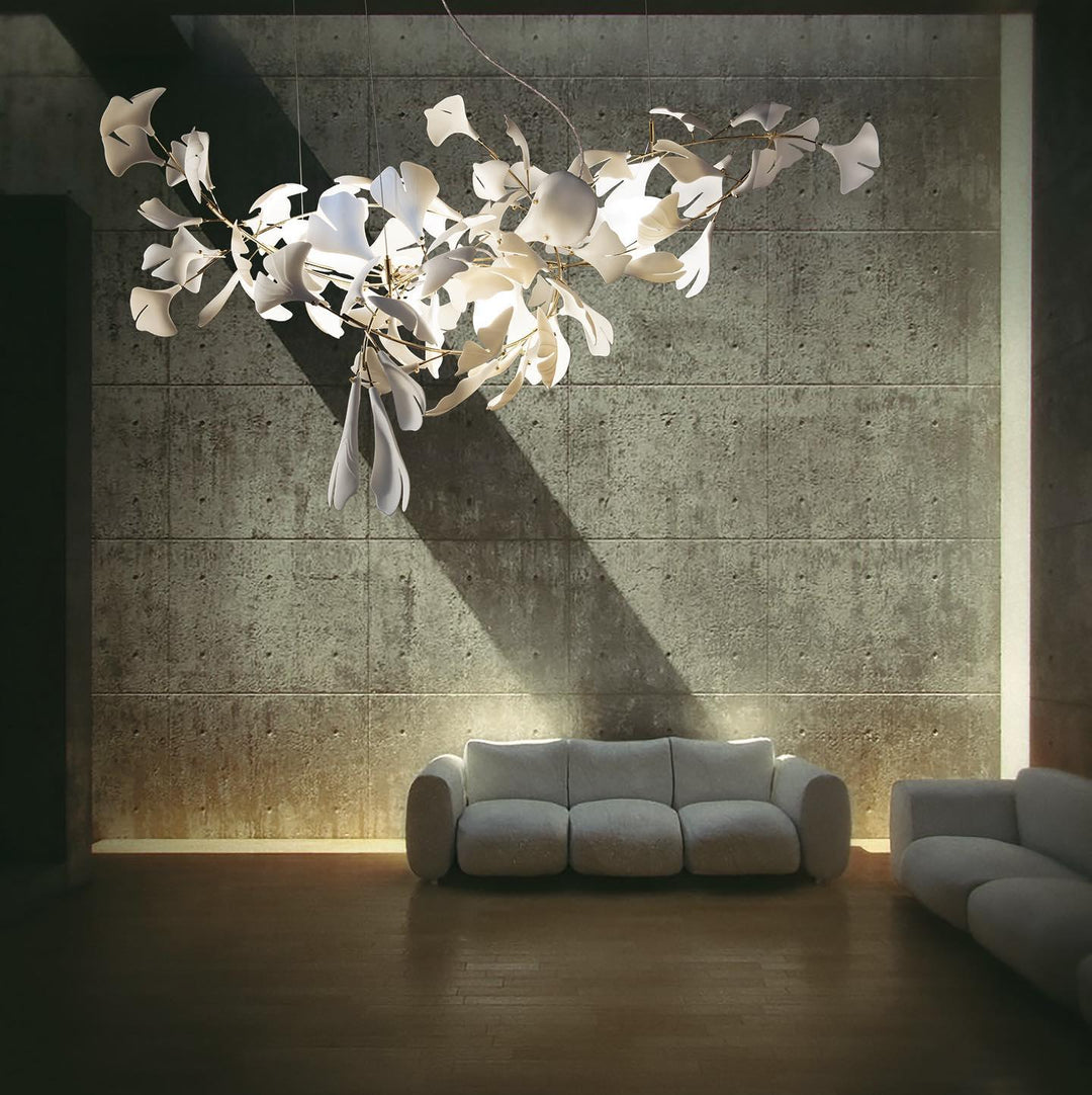 White Gingko Chandelier A 29