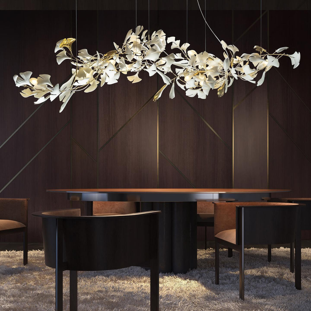 White Gingko Chandelier A 31