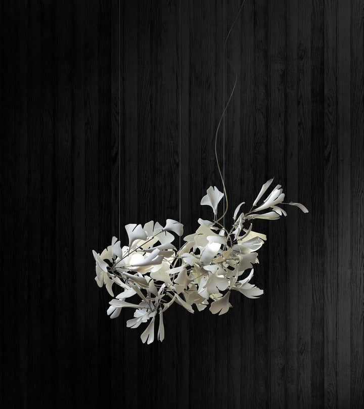 White Gingko Chandelier A 38