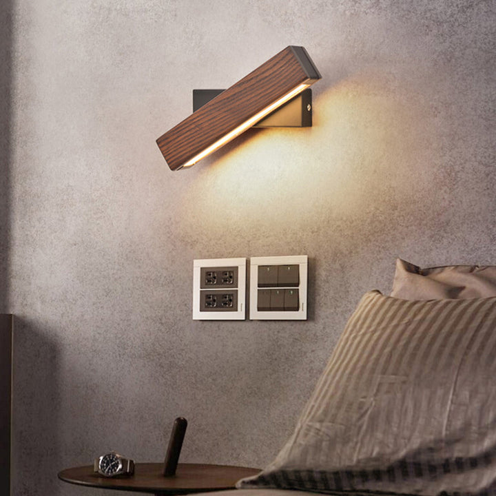 Wood Rotatable Wall Light 2