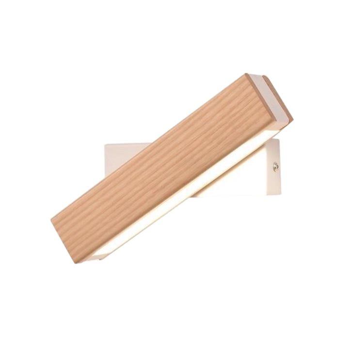 Wood Rotatable Wall Light Wood L21_H4.5CM