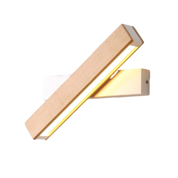 Wood Rotatable Wall Light Wood L31_H4.5CM