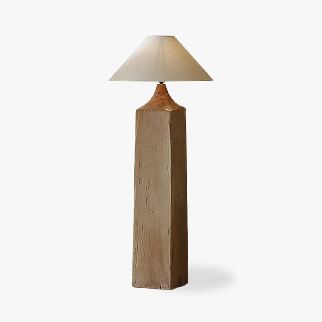 Wooden Pile Floor Lamp 1
