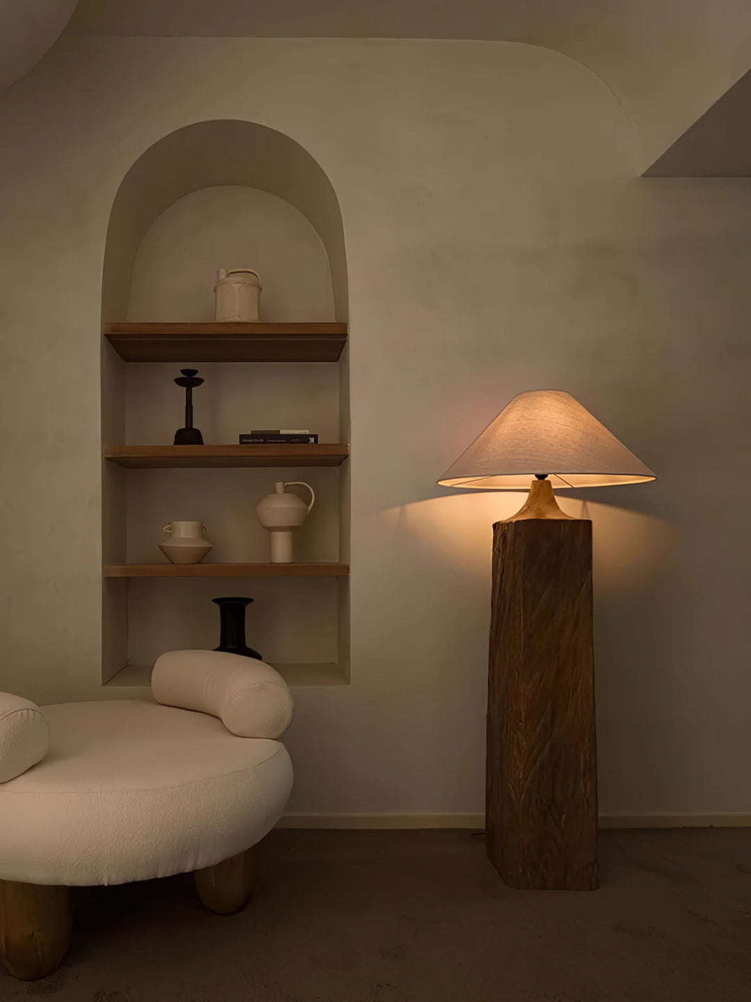 Wooden Pile Floor Lamp 11