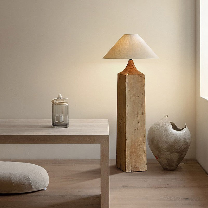 Wooden Pile Floor Lamp 2