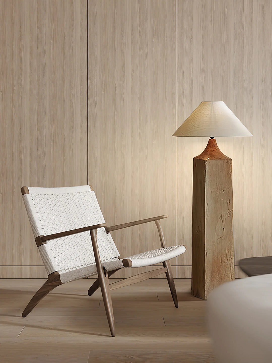 Wooden Pile Floor Lamp 6