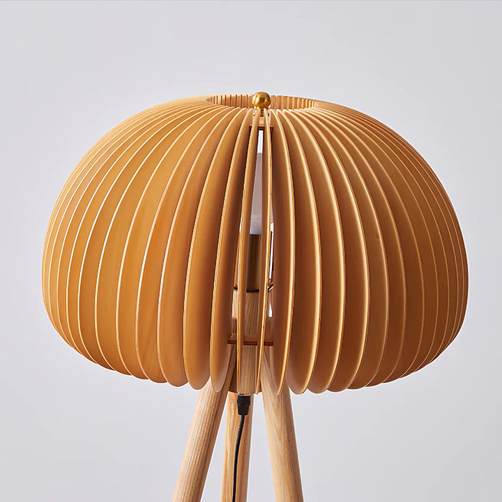 Wooden Pumpkin Floor Lamp 6