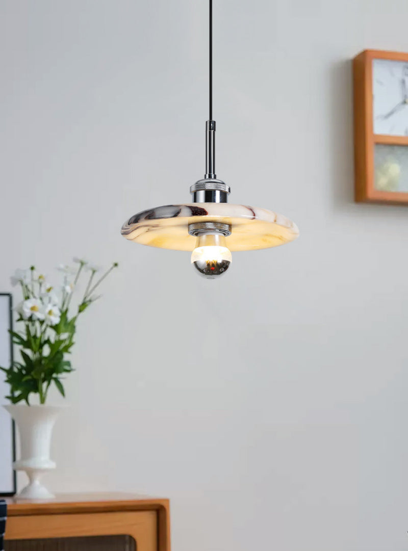 Lampe à suspension en marbre Zat