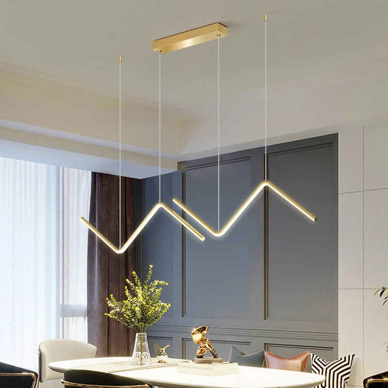 Zigzag Linear Pendant Light 1