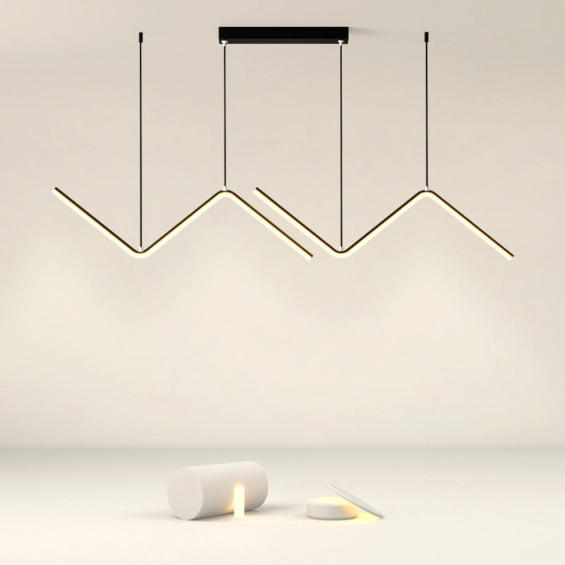 Zigzag Linear Pendant Light 2