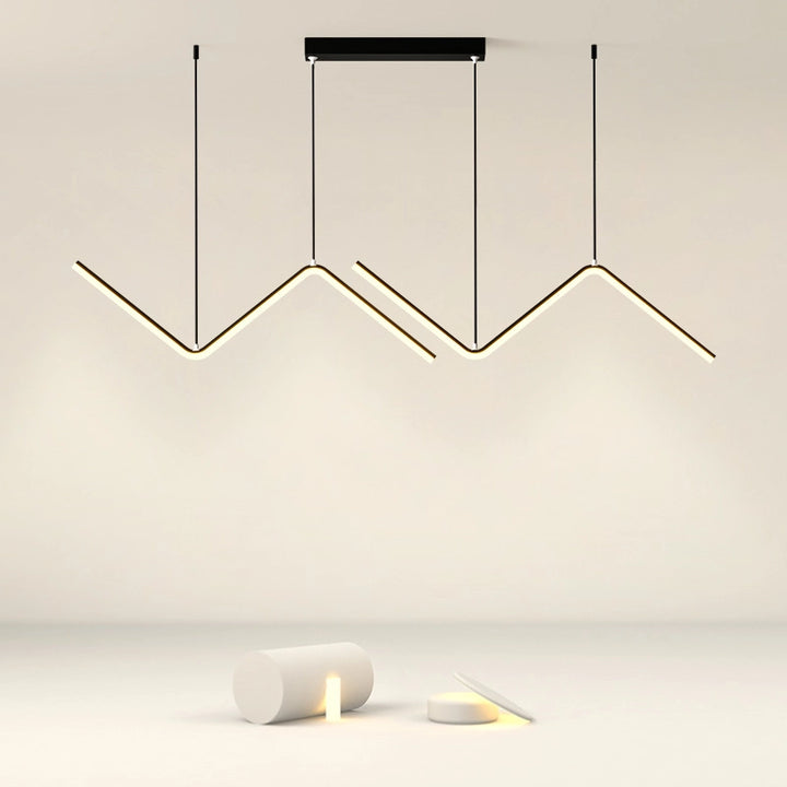 Zigzag Linear Pendant Light 2