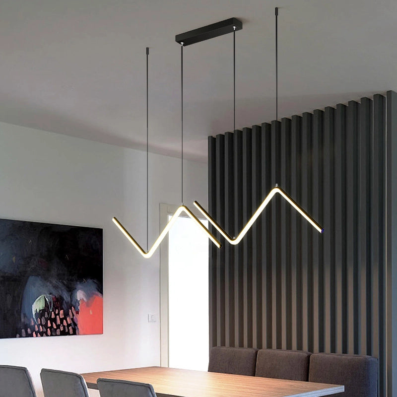 Zigzag Linear Pendant Light 3