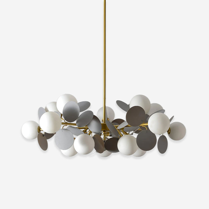 Off White A ball Tree Chandelier
