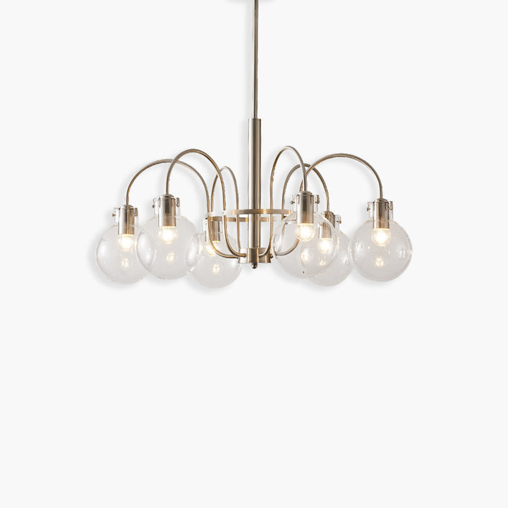 Simple Glass Shade Chandelier