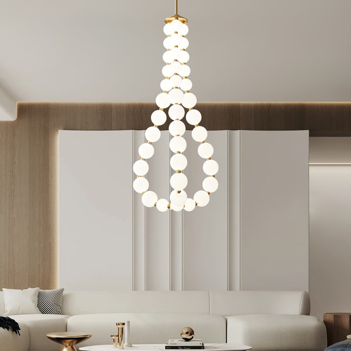 Pearl Necklace Chandelier 3J 23