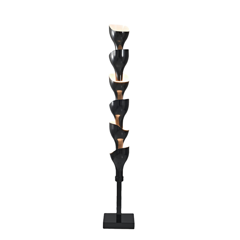 Pod Flower Floor Lamp Black