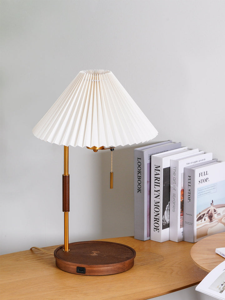 Wooden_Retro_Table_Lamp_in reading room